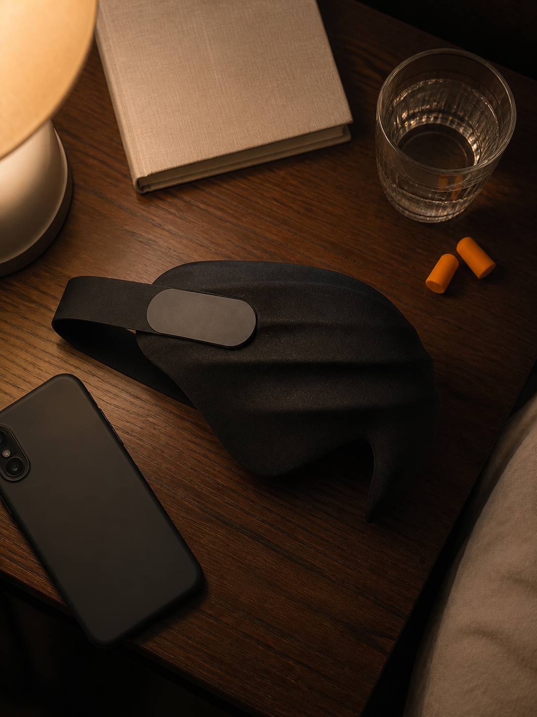 LockMask bedside nightstand scene