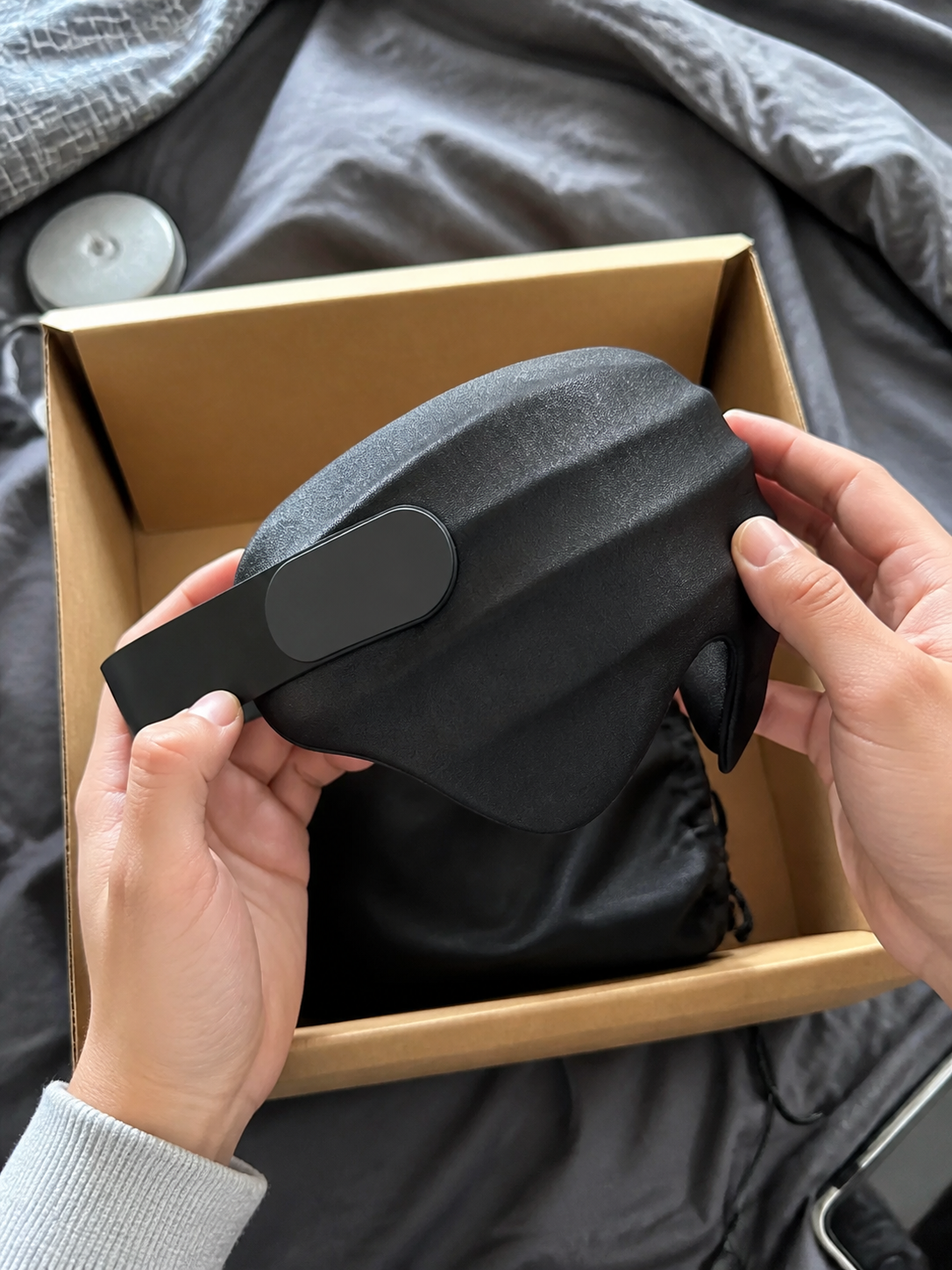 LockMask unboxing scene