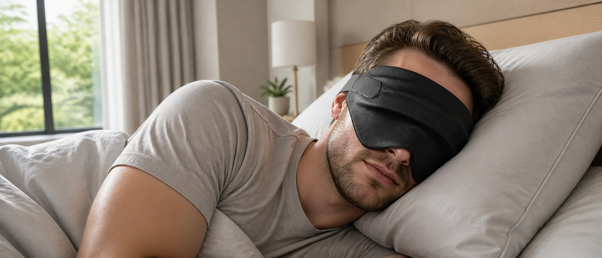 LockMask in a bright morning bedroom