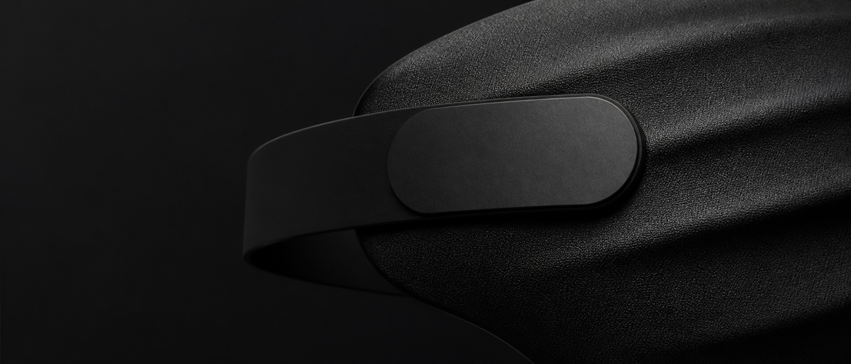 LockMask understated black finish